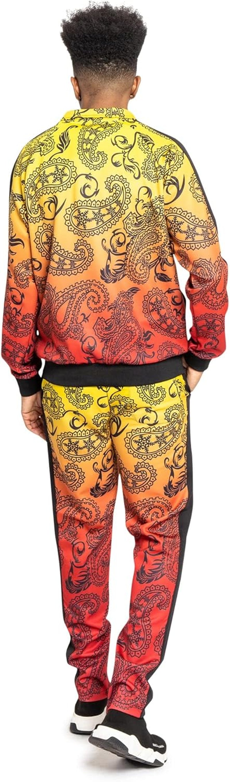 Men'S Various Pattern Tracksuit Sets