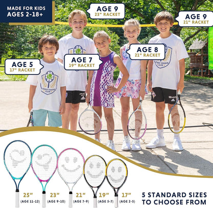 Tennis Racket for Kids by . Proper Equipment Helps You Learn Faster and Play Better!