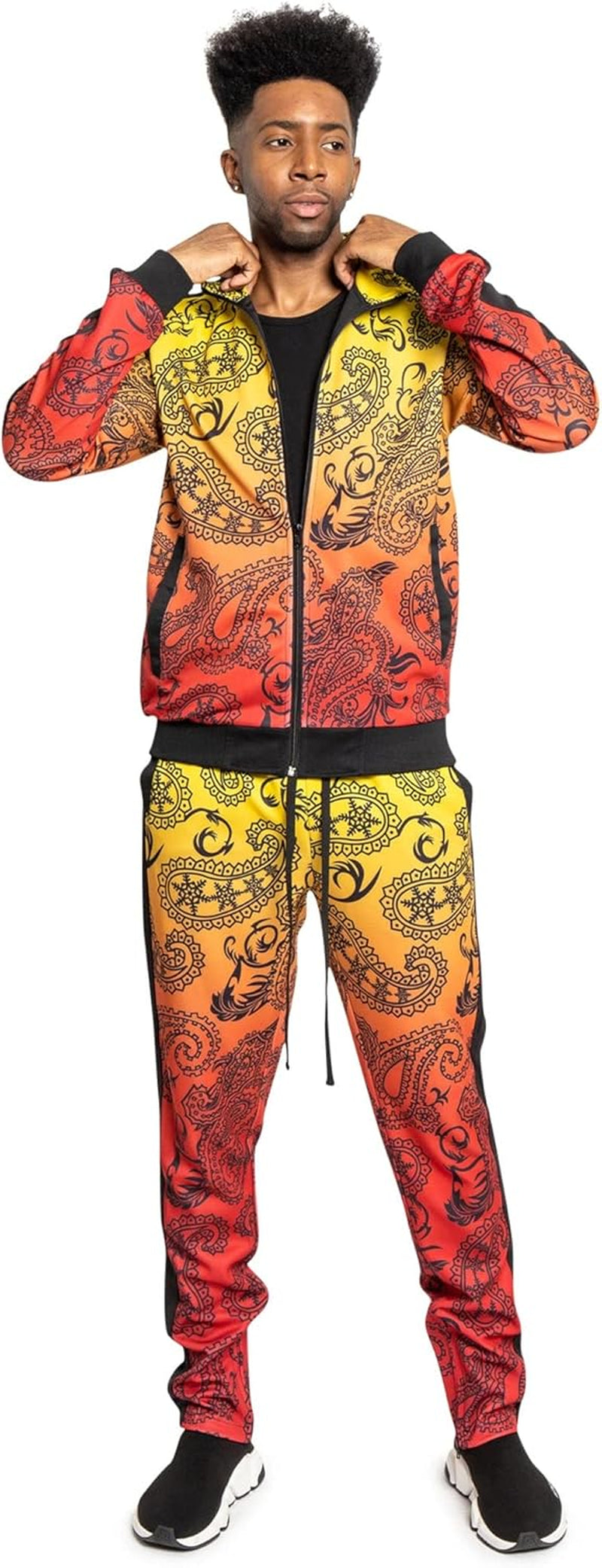 Men'S Various Pattern Tracksuit Sets