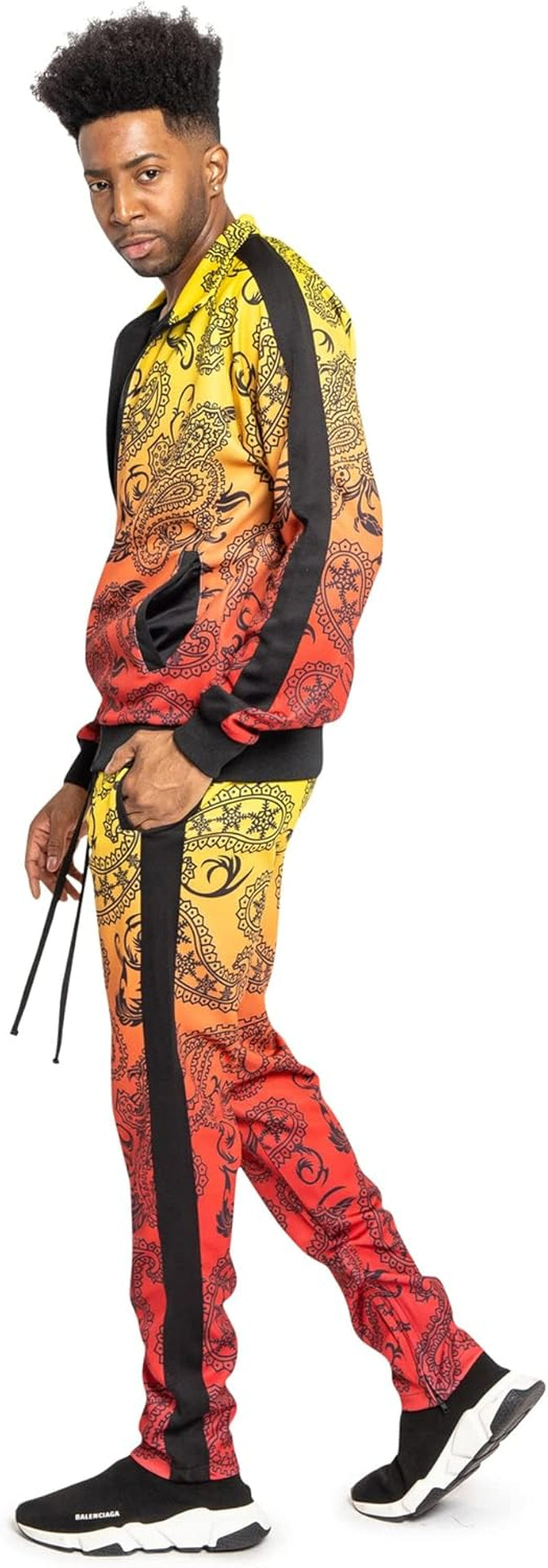 Men'S Various Pattern Tracksuit Sets